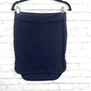 •|•LULULEMON ATHLETICA•| Navy Blue High Low Skirt Size 6 (2 of 2)